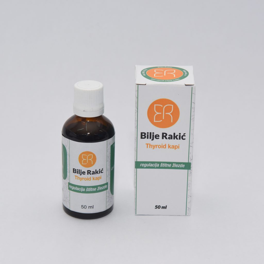 Biljne kapi za regulisanje rada štitne žlezde - Thyroid kapi - Bilje Rakić